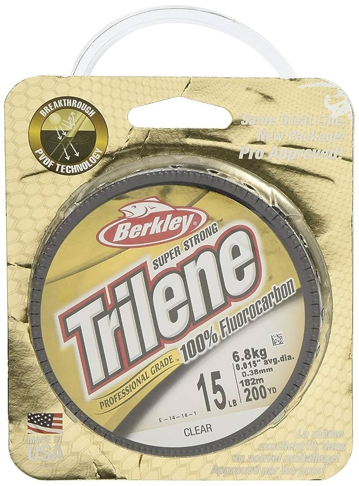Berkley Trilene 100 Percent Fluorocarbon Fishing Line, 8 lb, 200 Yards