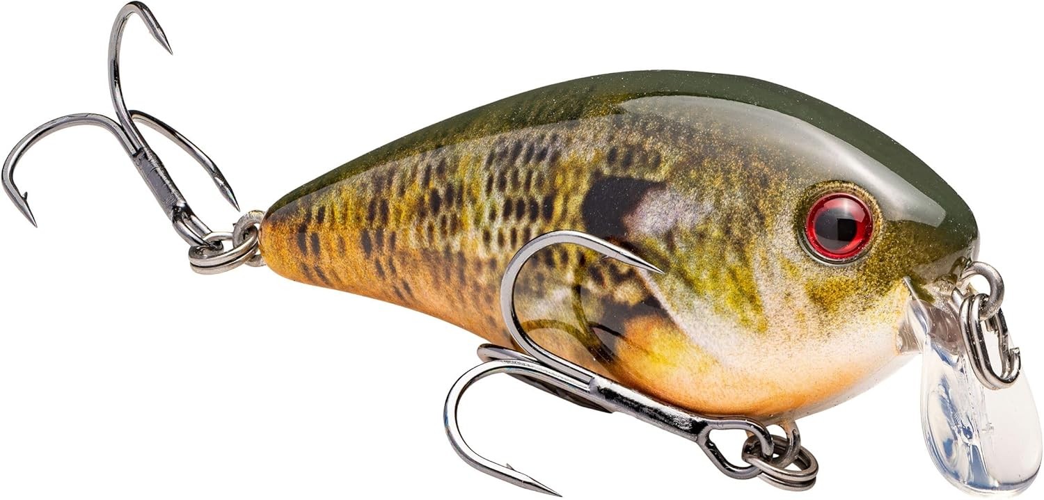 Strike King KVD 1.5 Squarebill Crankbait Fishing Lure, Shallow Diving